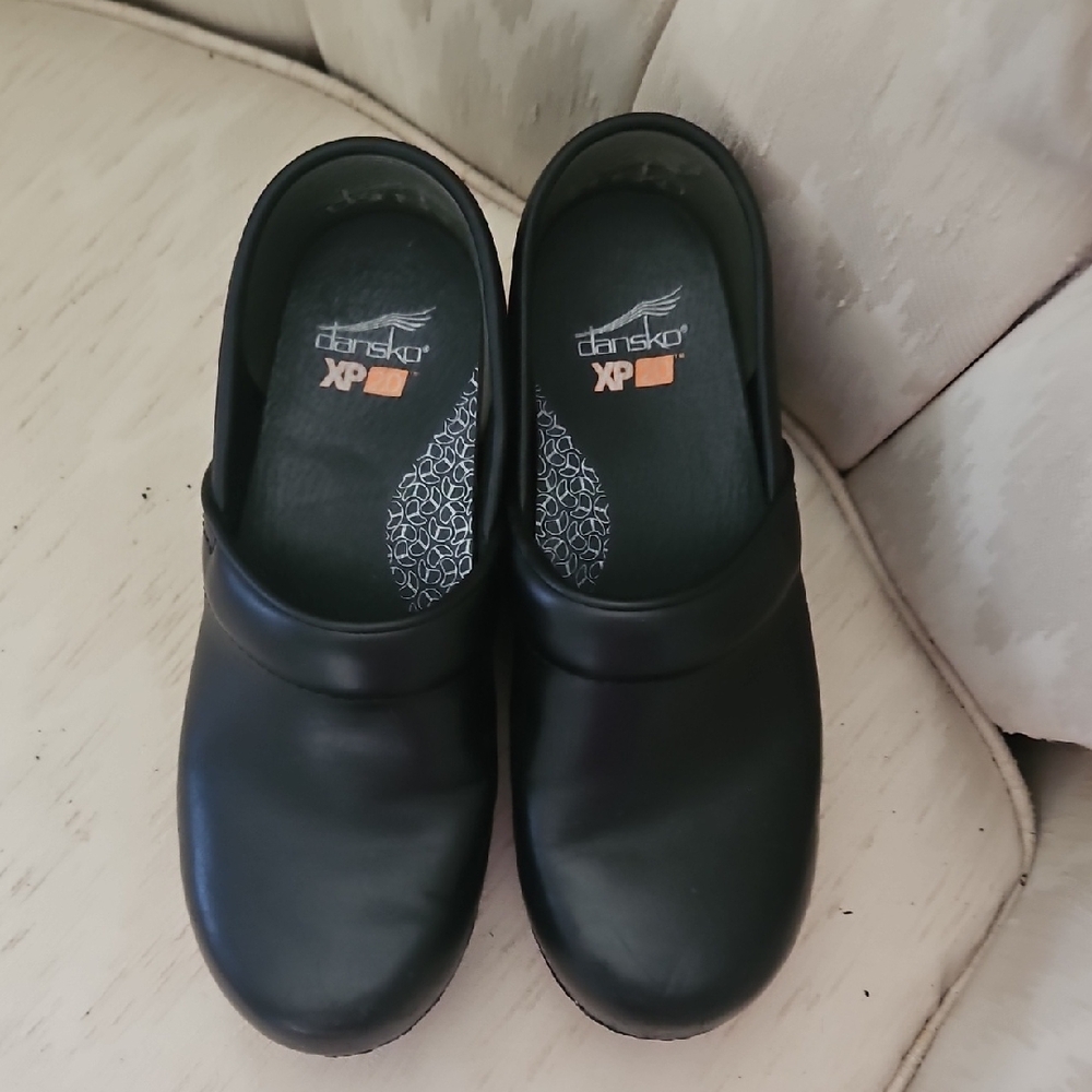 Dansko Black Clogs 36